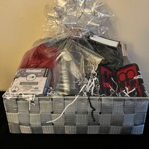 Shades of Gray Gift Basket for Him