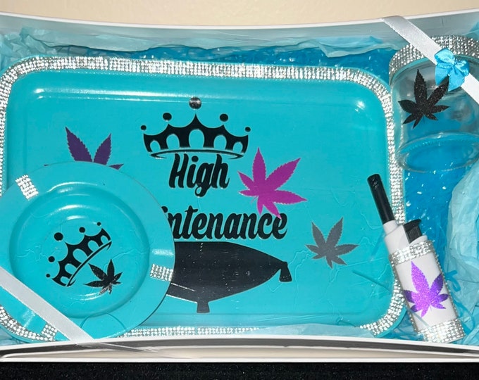 High Maintenance Rolling Tray Set