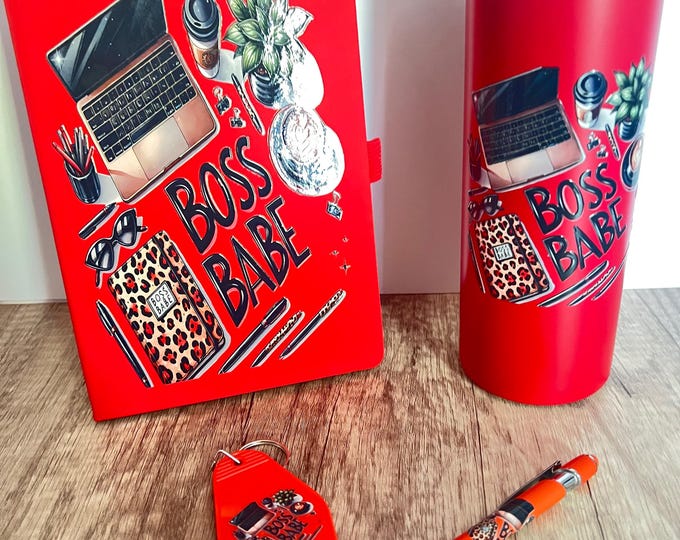 Boss Babe Tumbler and Journal Set