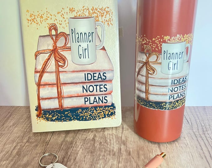 Planner Girl Tumbler and Journal Set
