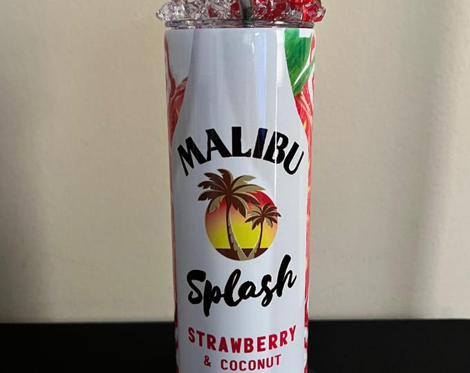 Strawberry and Rum 20 oz Drinking Tumbler