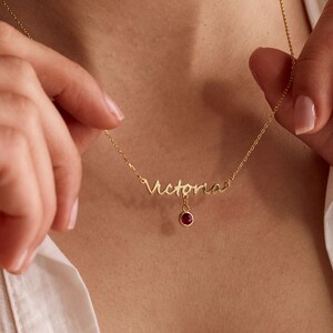 Collier prénom personnalisé, cadeau fête des mères, collier en argent, collier prénom minimaliste, bijoux en or
