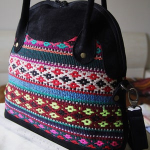 Authentic bag with rug pattern, Elegant kilim bags, Ethnic print shoulder bag, Kilim travel bag, Unique Design  Gift, Bohemian style bag