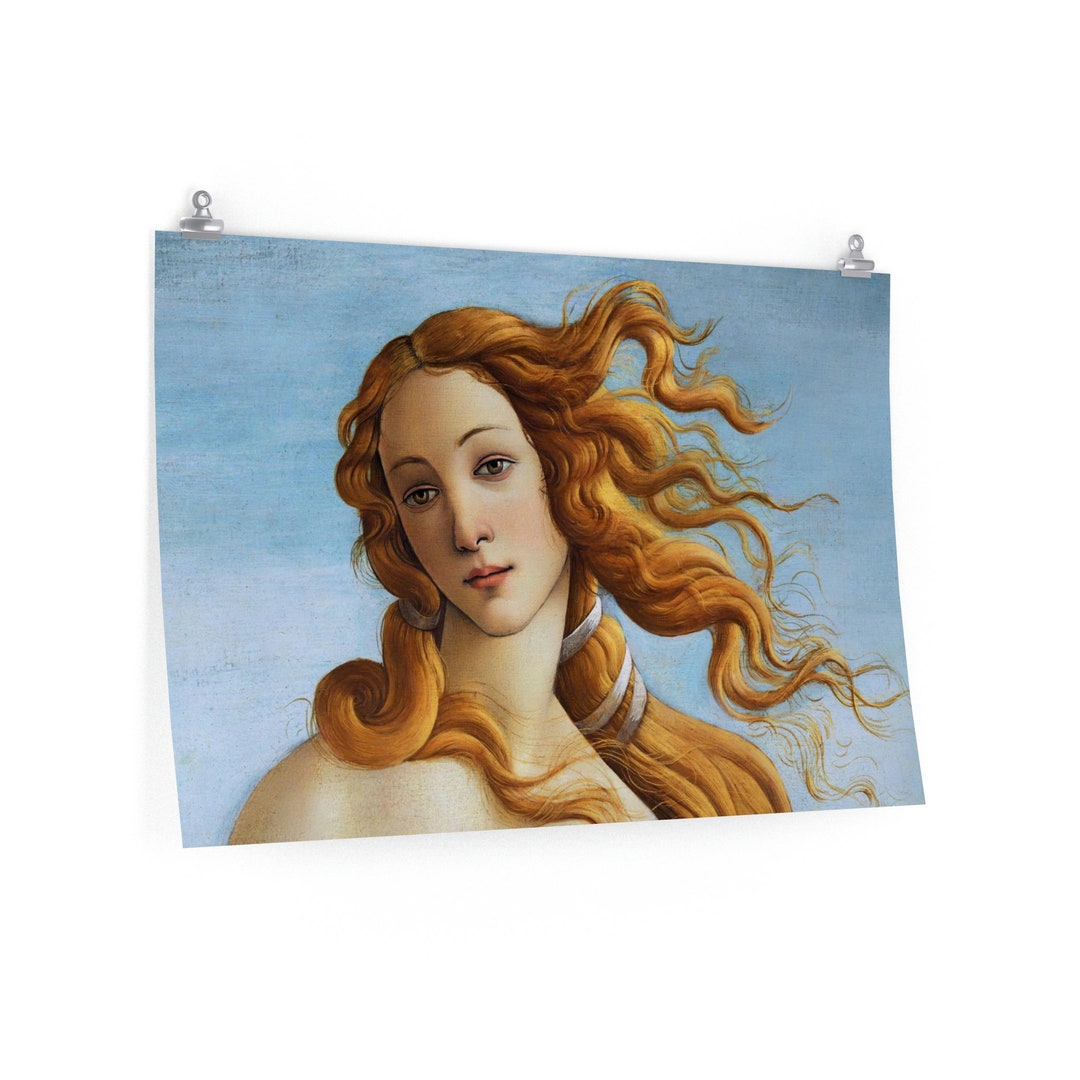 Birth of Venus Poster close Up by Italian Renaissance Artist Etsy