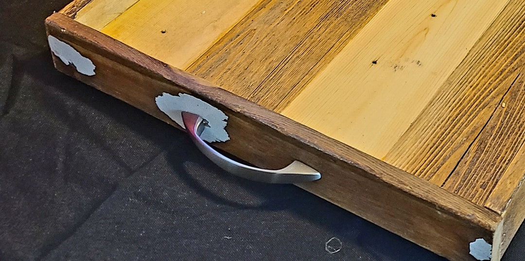 Serving Tray, Handles, Hand Crafted Tray, Tea Tray, Rustic Tray, Unique