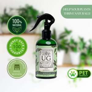 Leaf Shine Natural Plant Cleaner, Conditioner - Non-clogging and all-natural Leaf Radiance by Urban Gardener