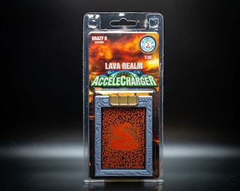 Acceleracers Lava Realm Accelecharger Holographic Foil Hot Wheels Custom