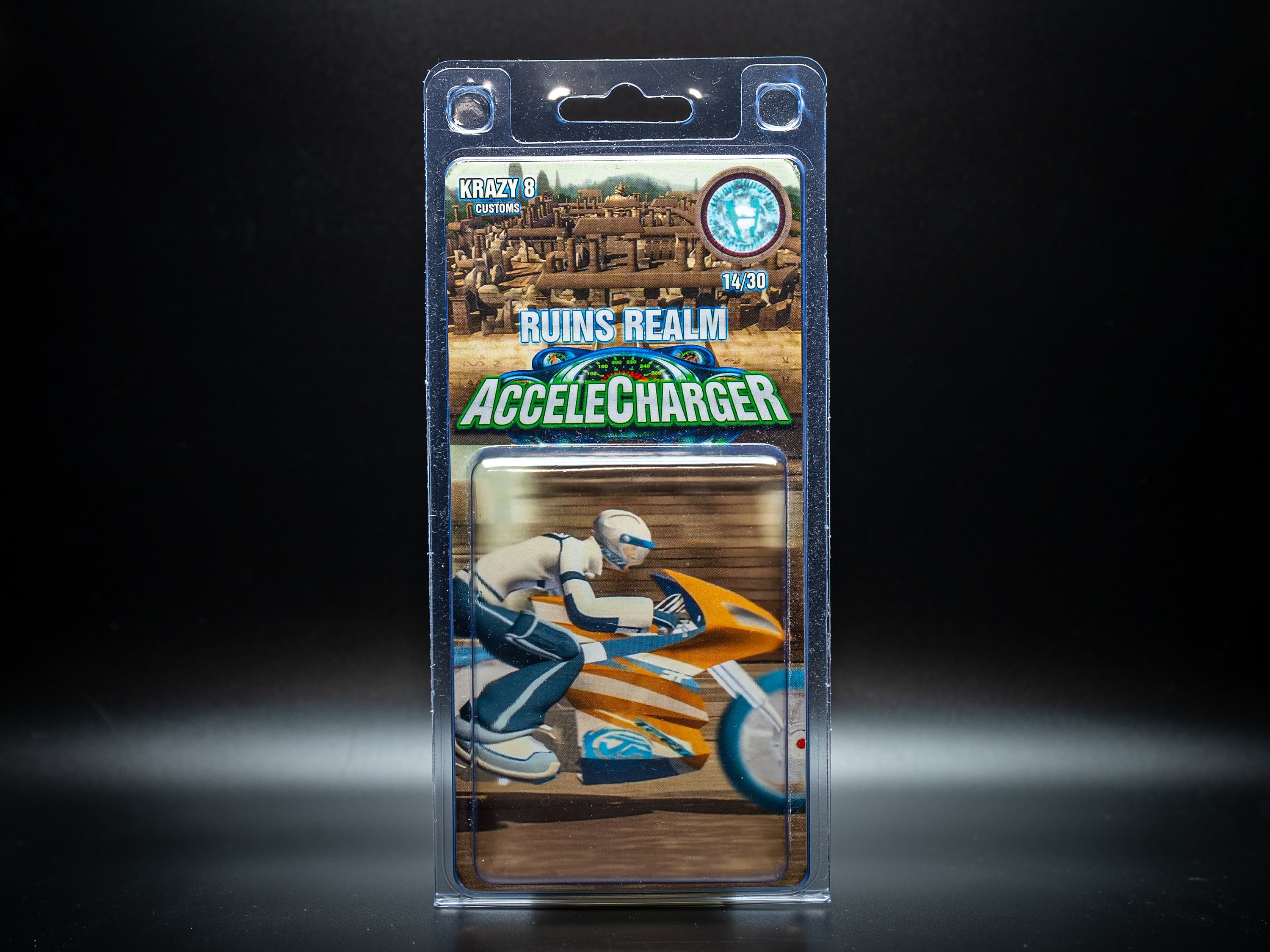 Acceleracers Ruins Realm Accelecharger Holographic Foil Hot Wheels