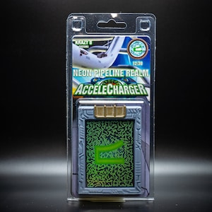 Acceleracers Neon Pipeline Realm Accelecharger Holographic Foil Hot Wheels Custom