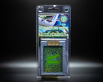 Acceleracers Neon Pipeline Realm Accelecharger Holographic Foil Hot Wheels Custom