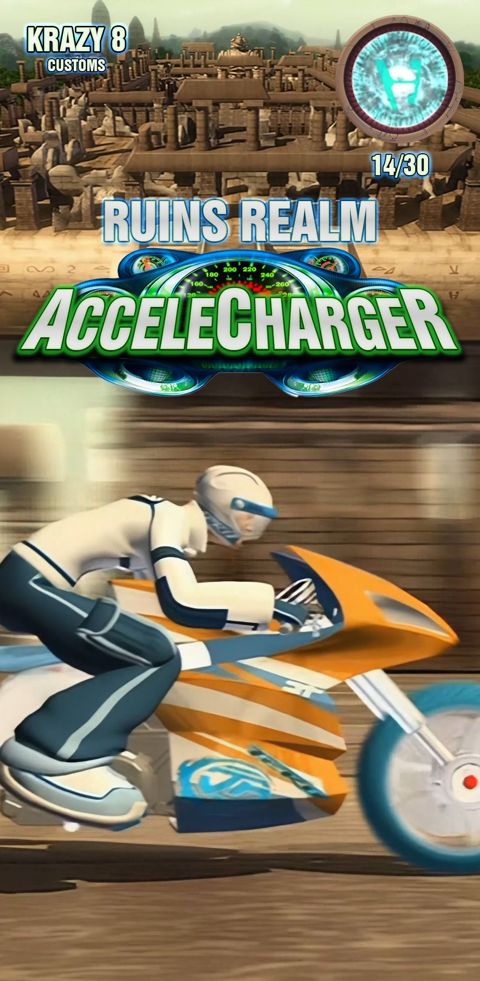 Acceleracers Ruins Realm Accelecharger Holographic Foil Hot Wheels ...