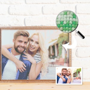 DIY Custom Diamond Painting Personalized Photo Diamond Painting Kit Fu