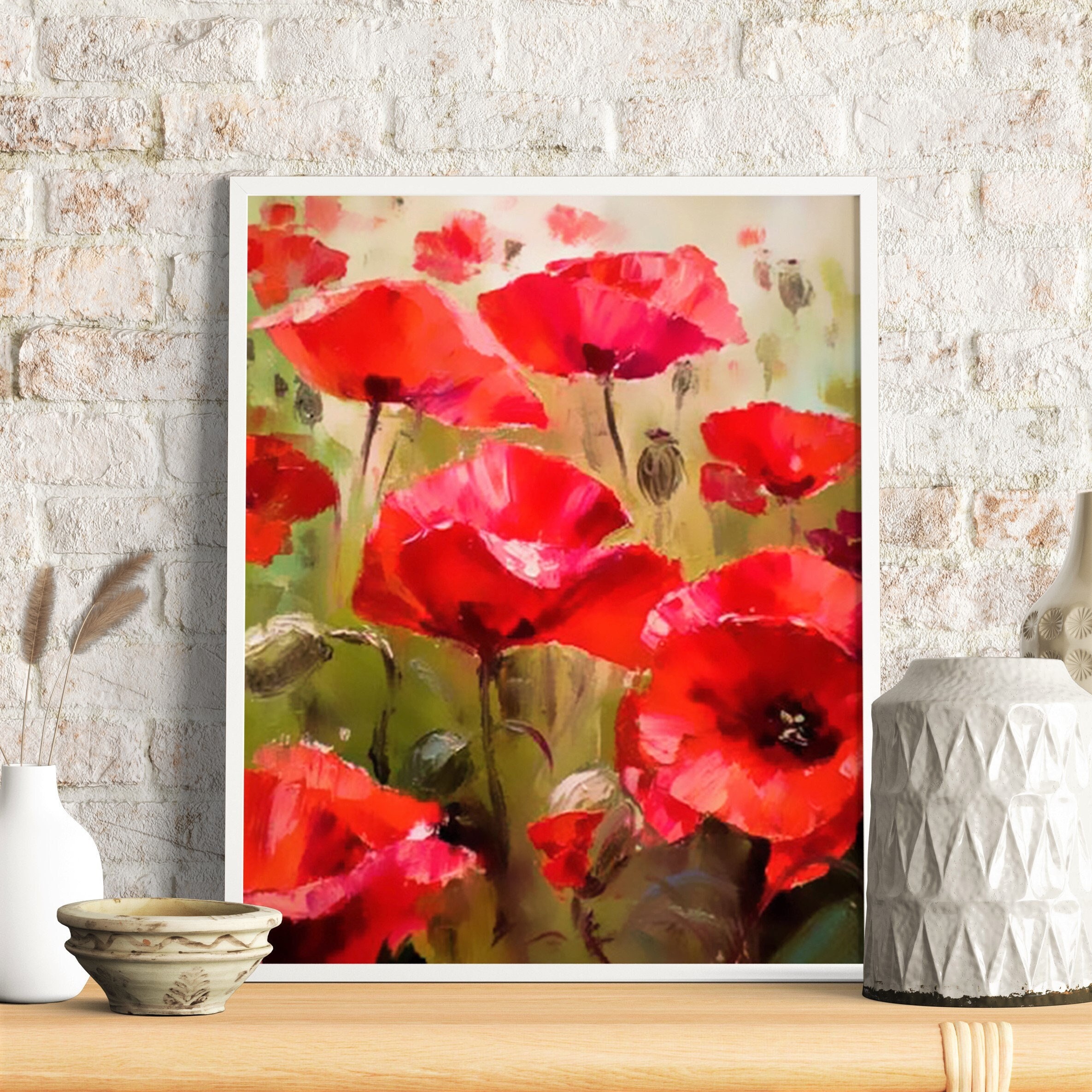 Poppy Flowers Paint by Numbers Kits 16x20 inch Wild Flowers Field Canvas  DIY Oil Painting for Kids, Adults Beginner Tropical Plants Artwork with  Brushes, Red Floral Paintwork Boho Gift(Frameless) - Yahoo Shopping
