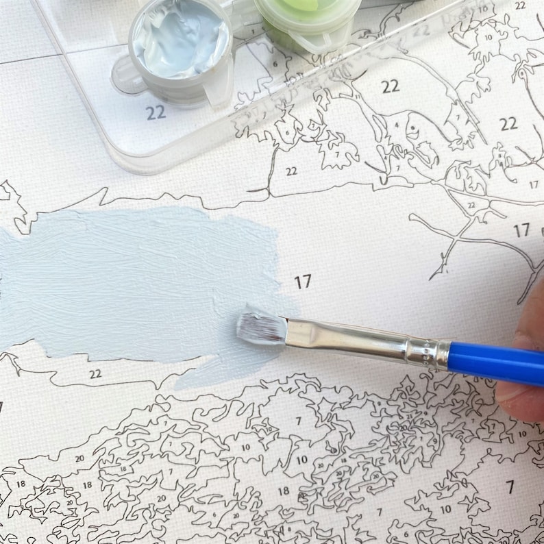 Custom Paint by Number Kit Personalized Paint From Photo Etsy