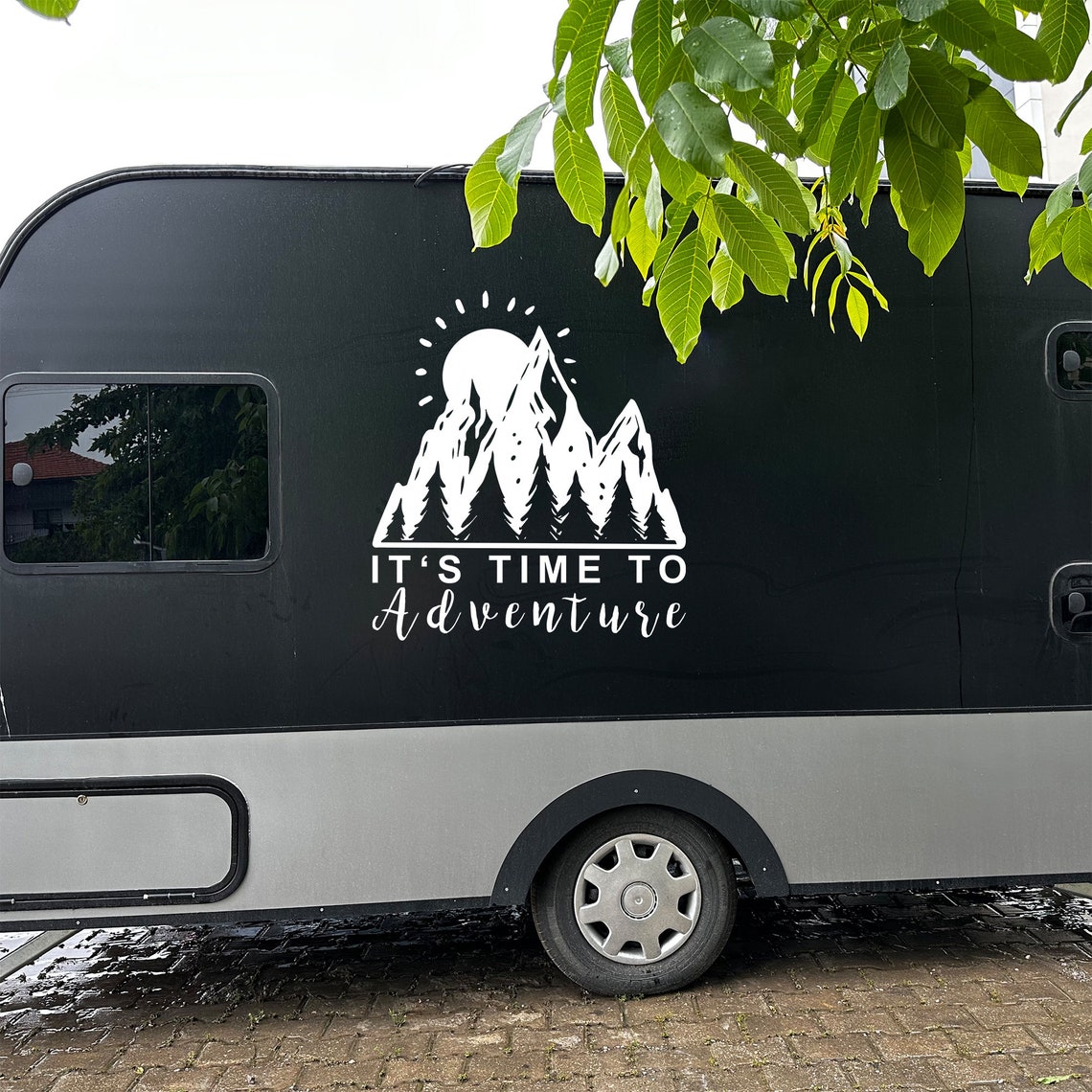 Into the Adventure Camper Decal for RV Van Travel Trailer Vinyl Sticker ...