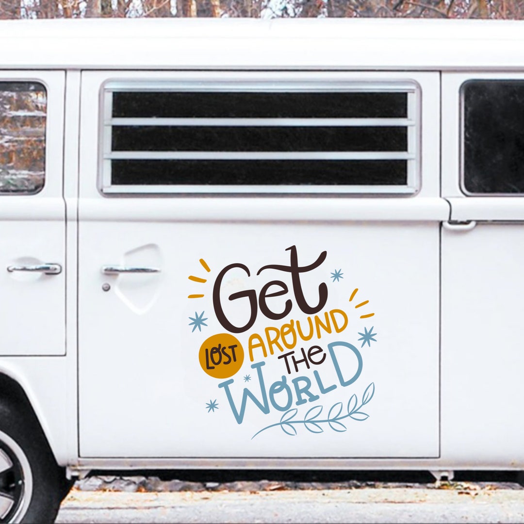 Get Lost Find Yourself Camper Decal for RV Van Travel Trailer Vinyl ...
