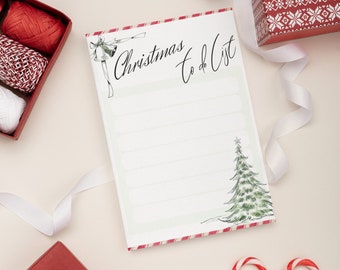 Christmas Gift List Printable | PDF | Christmas Printable | Christmas To Do List Template | Holiday List | Instant Download