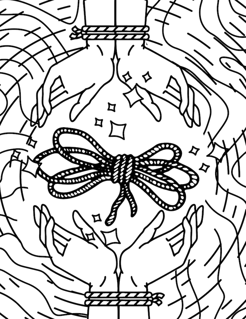 18 Adult Coloring Book Kinky Bdsm Sexy Digital T Etsy