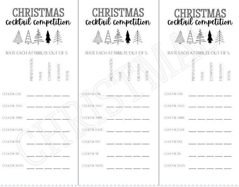 christmas-cocktail-competition-score-sheet-etsy-australia