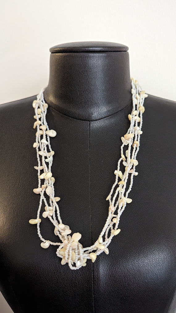 Vintage Beaded Western Long Necklace
