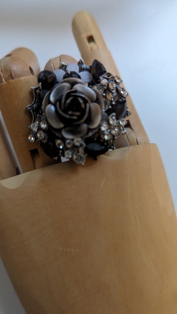 Vintage Floral Statement Ring