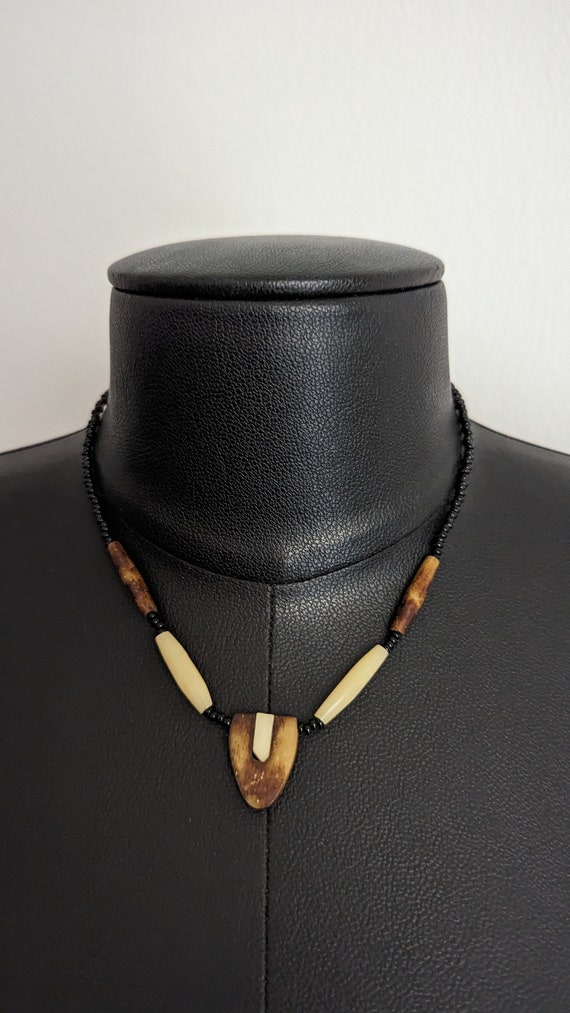 Vintage Beaded Western Choker Necklace