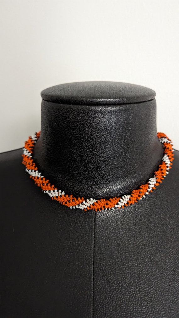 Vintage Beaded Choker Necklace
