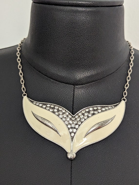 Y2K Fox Pendant Necklace in Silver - image 10