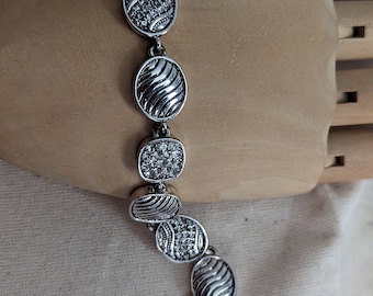 80s Silver Napier Bracelet
