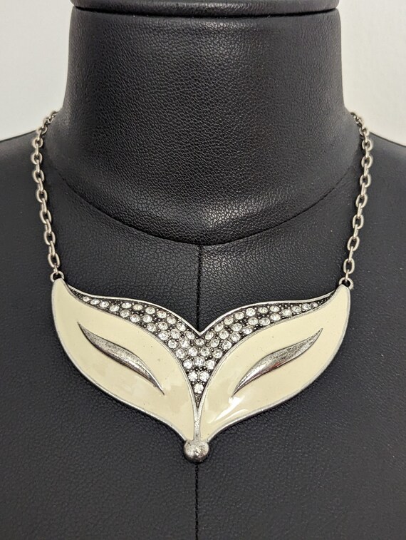 Y2K Fox Pendant Necklace in Silver - image 3