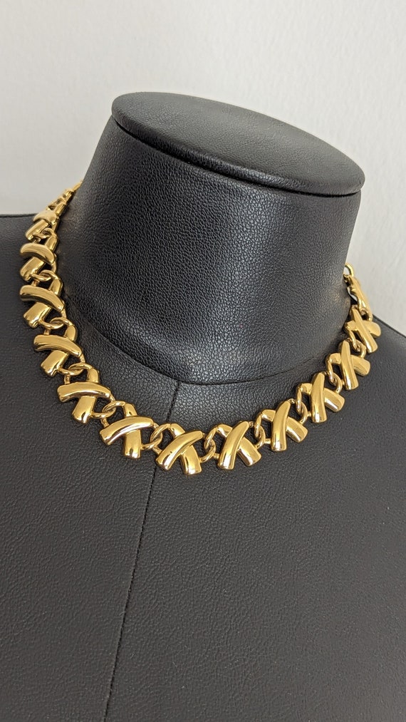 80s Anne Klein Golden Necklace