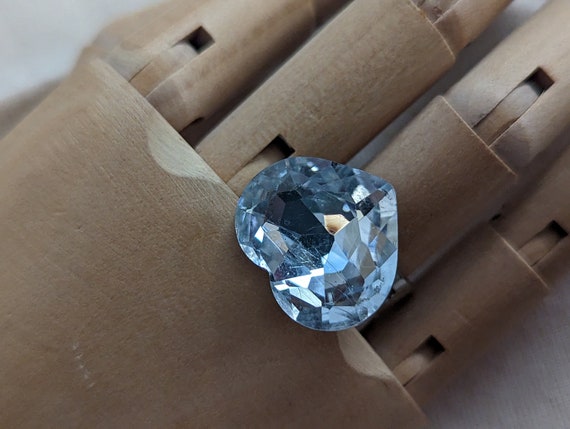 Vintage Heart Rhinestone Adjustable Ring Y2K Diva… - image 5