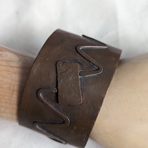 70s Western Metal Cuff Bracelet