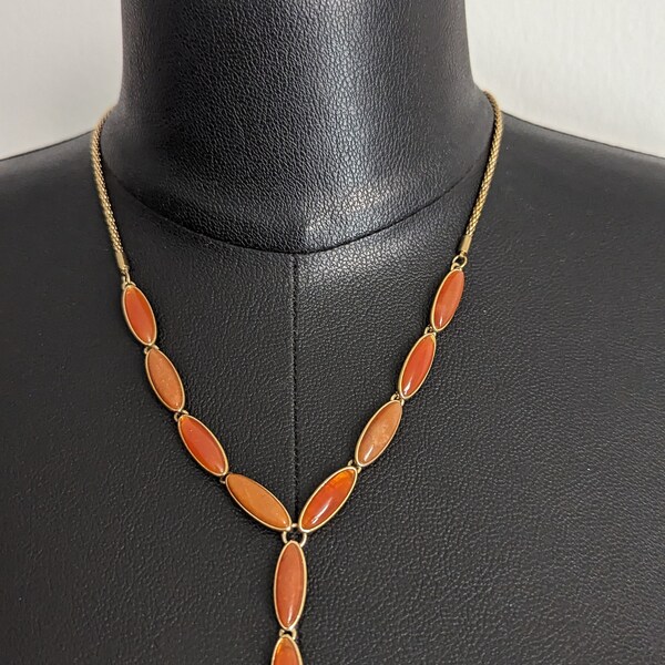 Vintage Monet Lariat Necklace