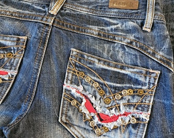 Vintage Y2K low rise bootcut Flapper jeans
