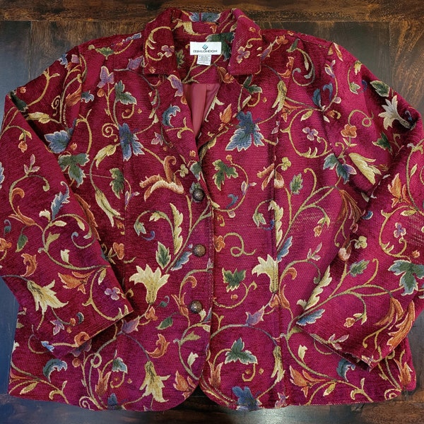 Tapestry Jacket - Etsy UK