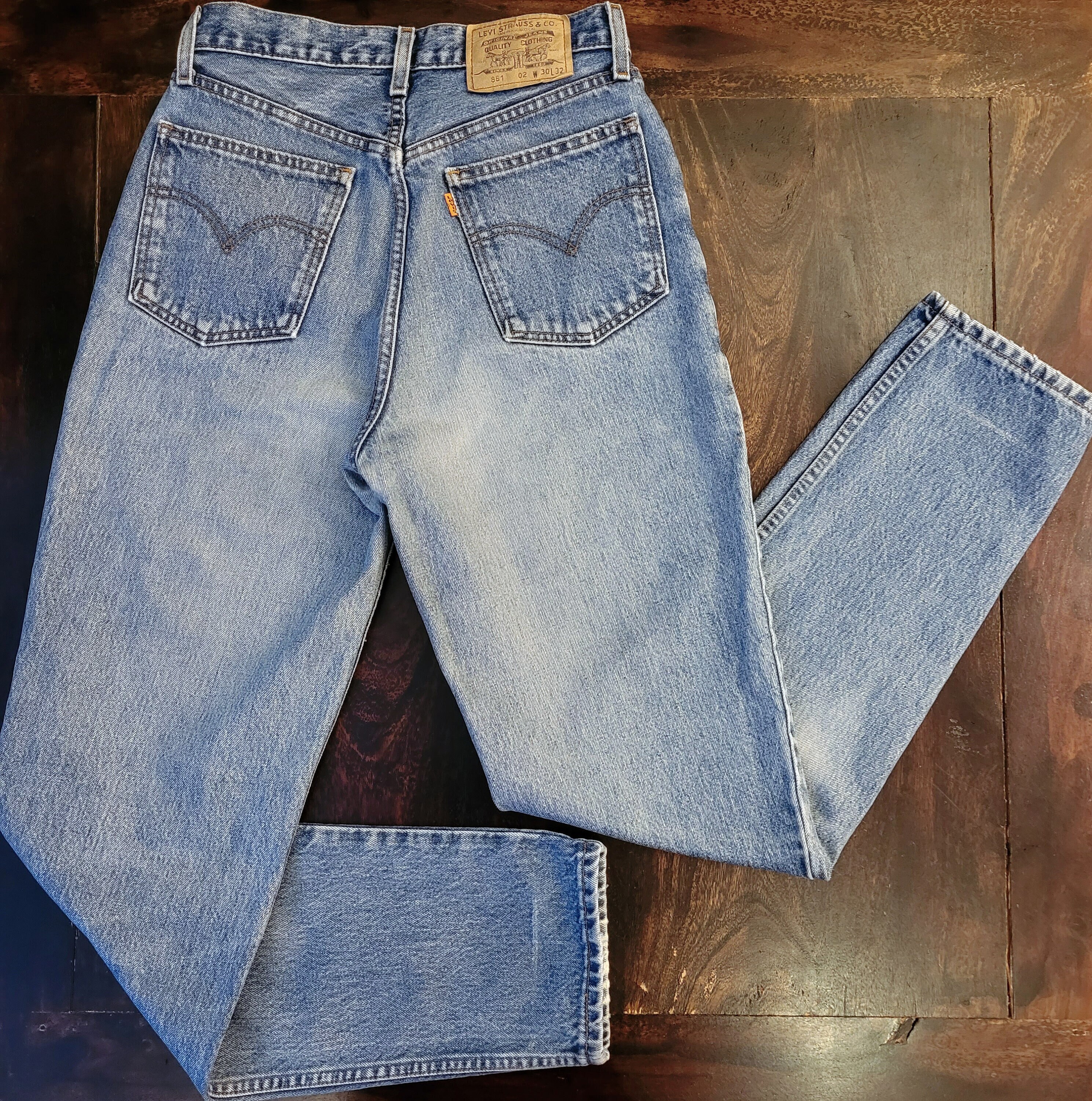 Levis 881 orange clearance tab
