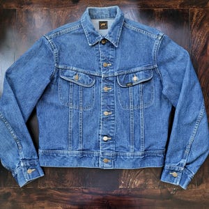 Vintage 80&#39;s Lee Riders Denim Jacket Made in USA Size M