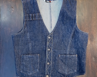 Vintage 70's 80's Lee Cooper denim vest