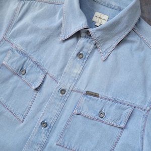 Vintage 90&#39;s Calvin Klein Jeans Denim Shirt Size M