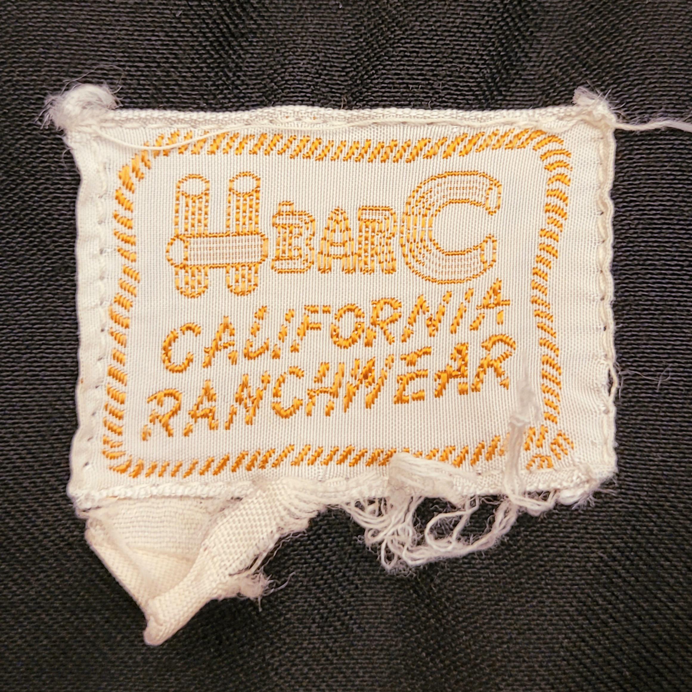 Vintage 70's H Bar C California Ranchwear Embroidered Vintage 70's H Bar C California Ranchwear Embroidered