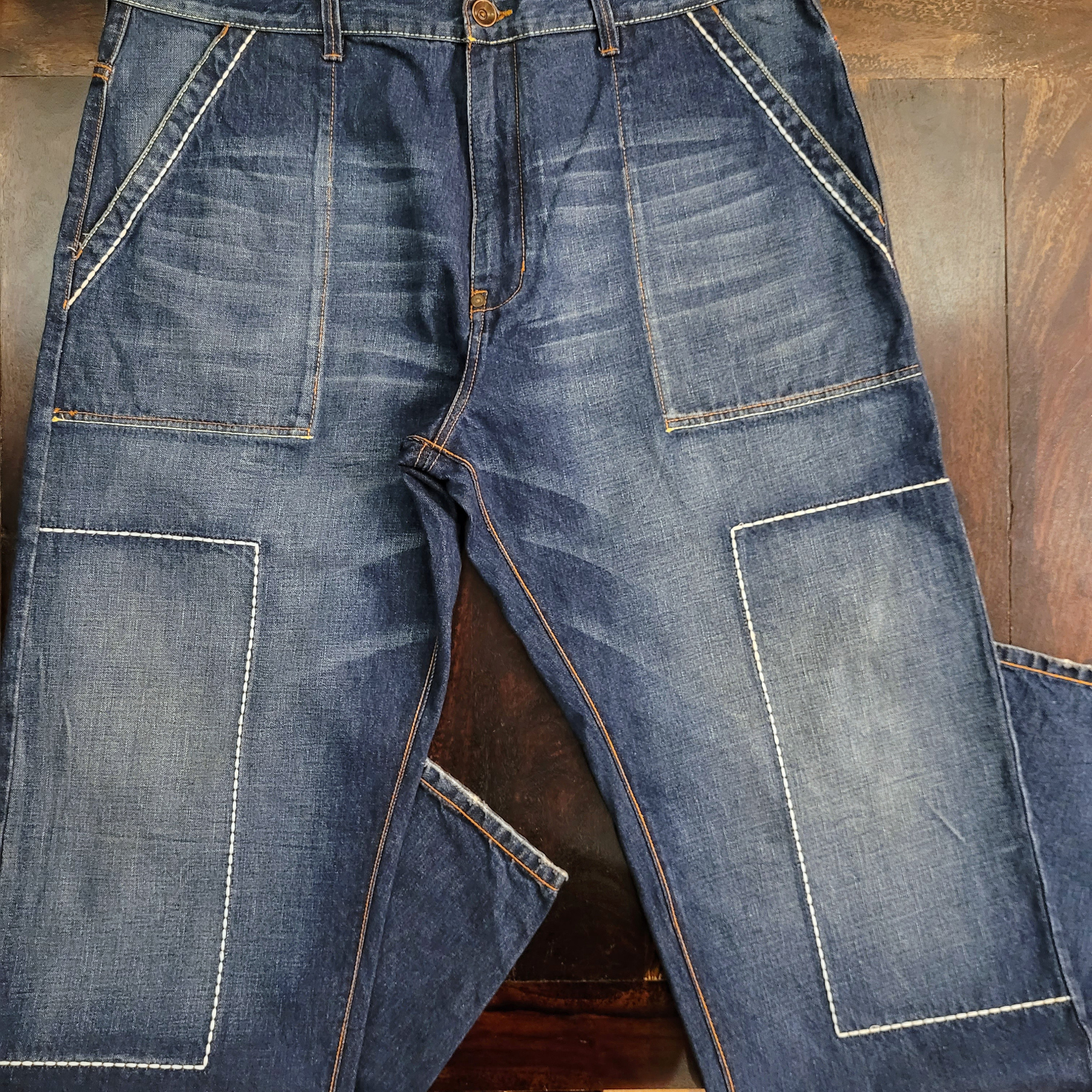 VTG Y2K Baggy Loose Fit Jeans Men's 40 x 31 (42 Tag) Black