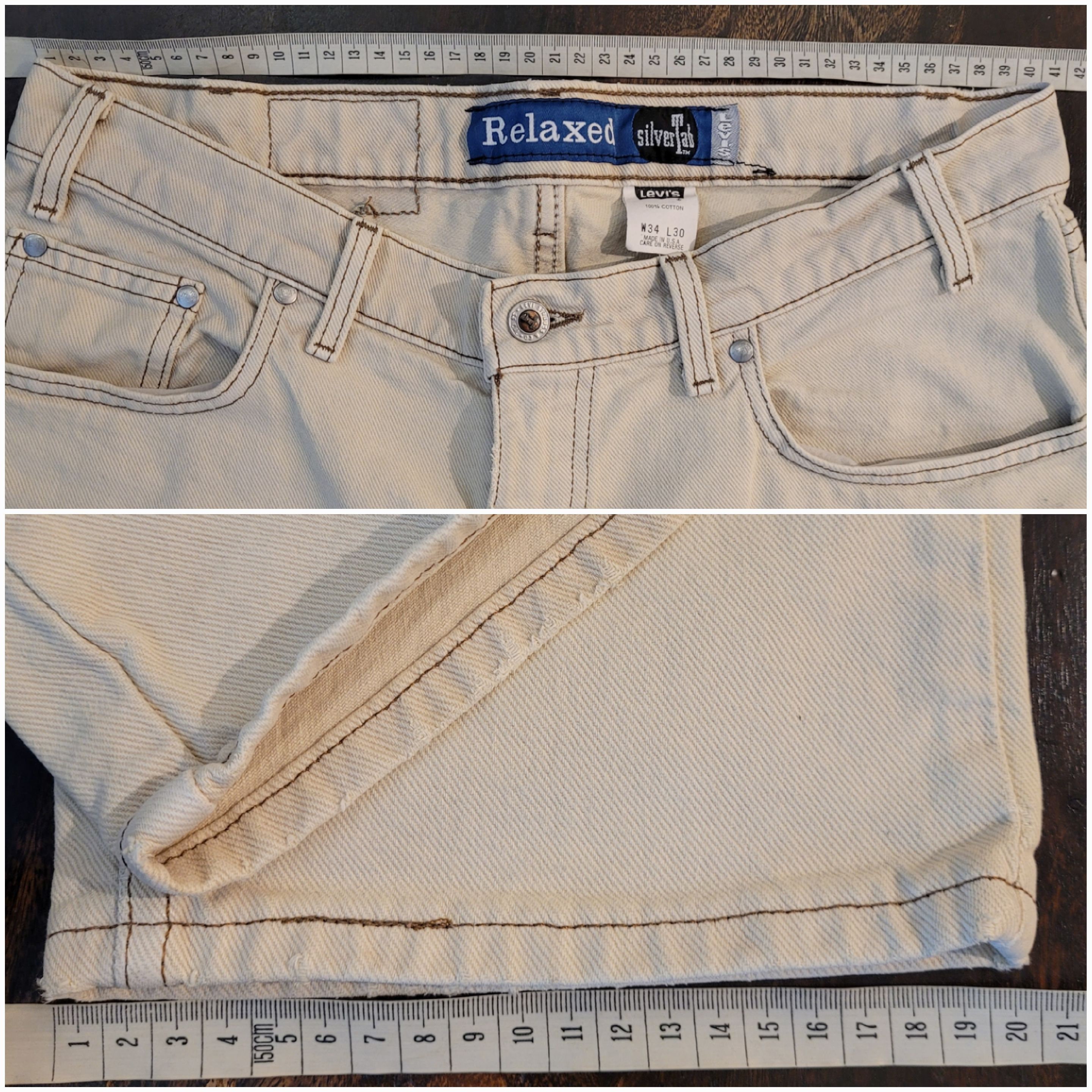 Vintage 90's Levi's Silvertab Jeans Made in USA W34L30 - Etsy Vintage 90's Levi's Silvertab Jeans Made in USA W34L30 - Etsy