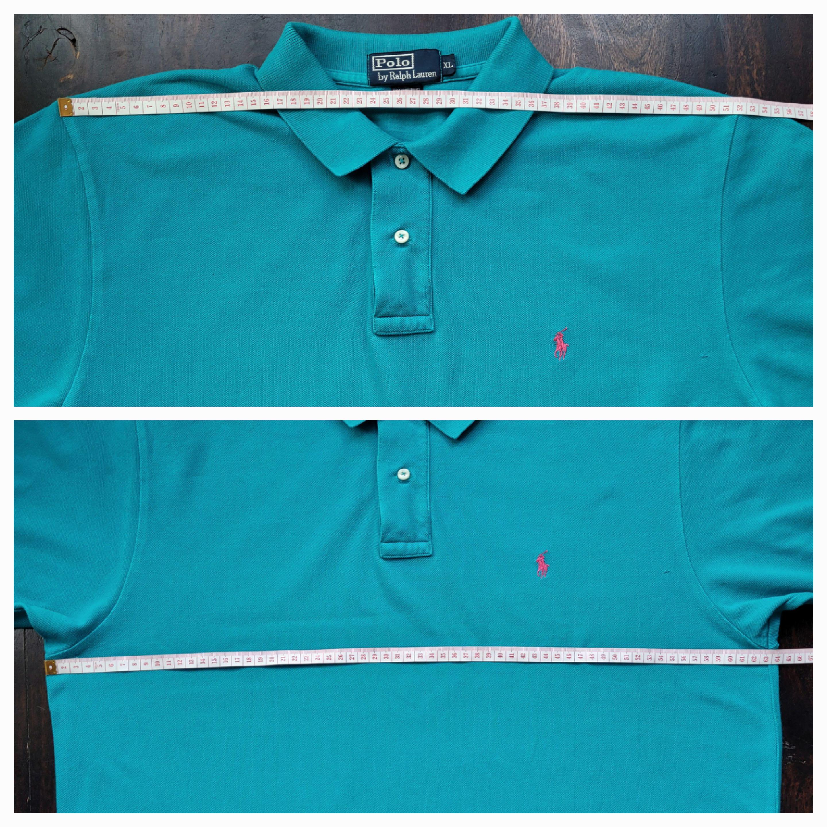 Vintage 90's Polo Ralph Lauren Polo Shirt Turquoise Size XL/2XL - Etsy