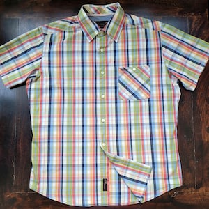 Vintage Marlboro Classics Summer Checkered Shirt Size M/L