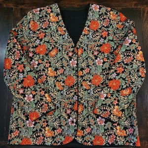 Vintage Floral Quilted Jacket