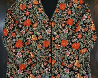 Vintage Floral Quilted Jacket