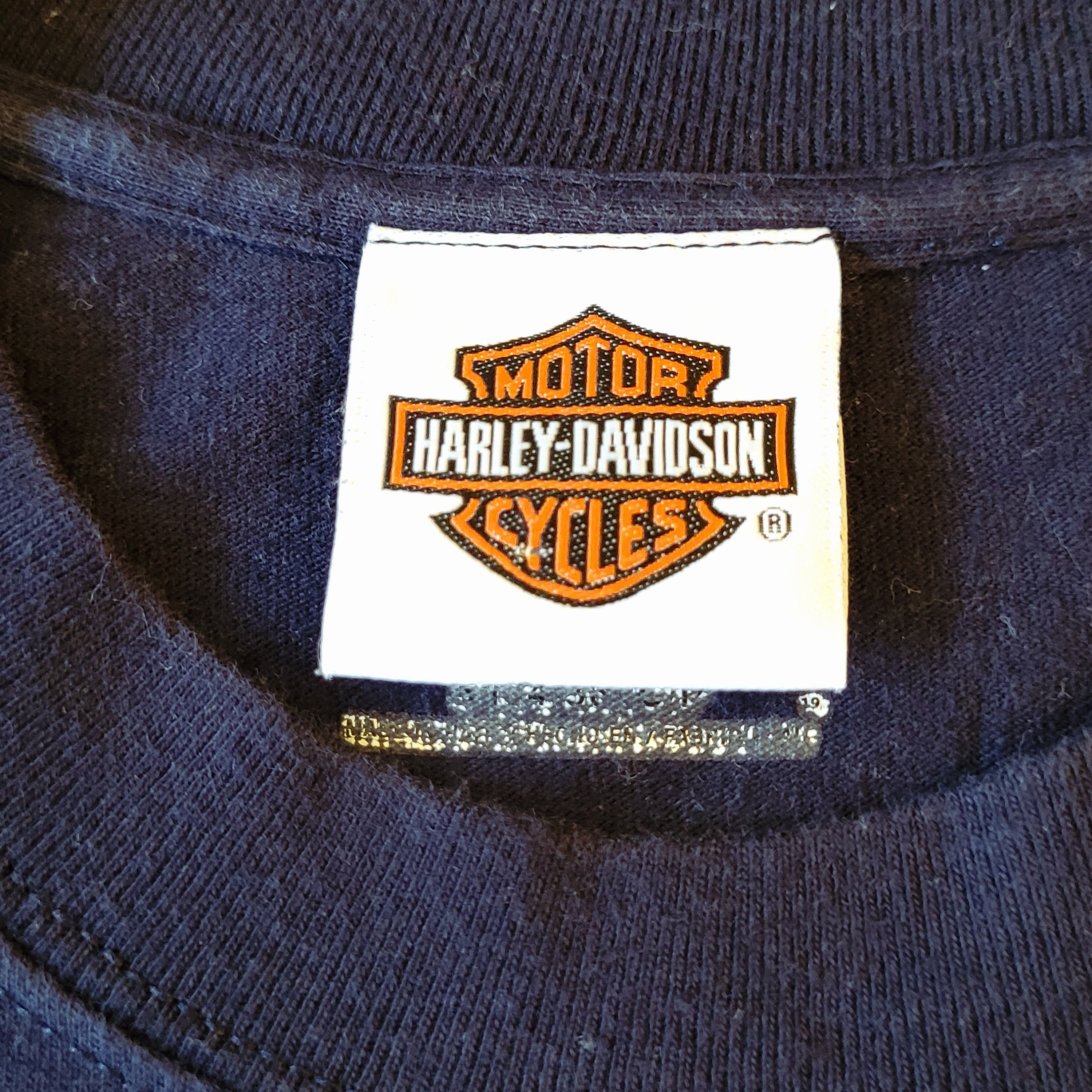 【IONSEOUL】Harley Davidson Logo Chicago T-Shirt 4JH529 Harley-Davidson Motorcycles Chicagoland 4th of July Black T
