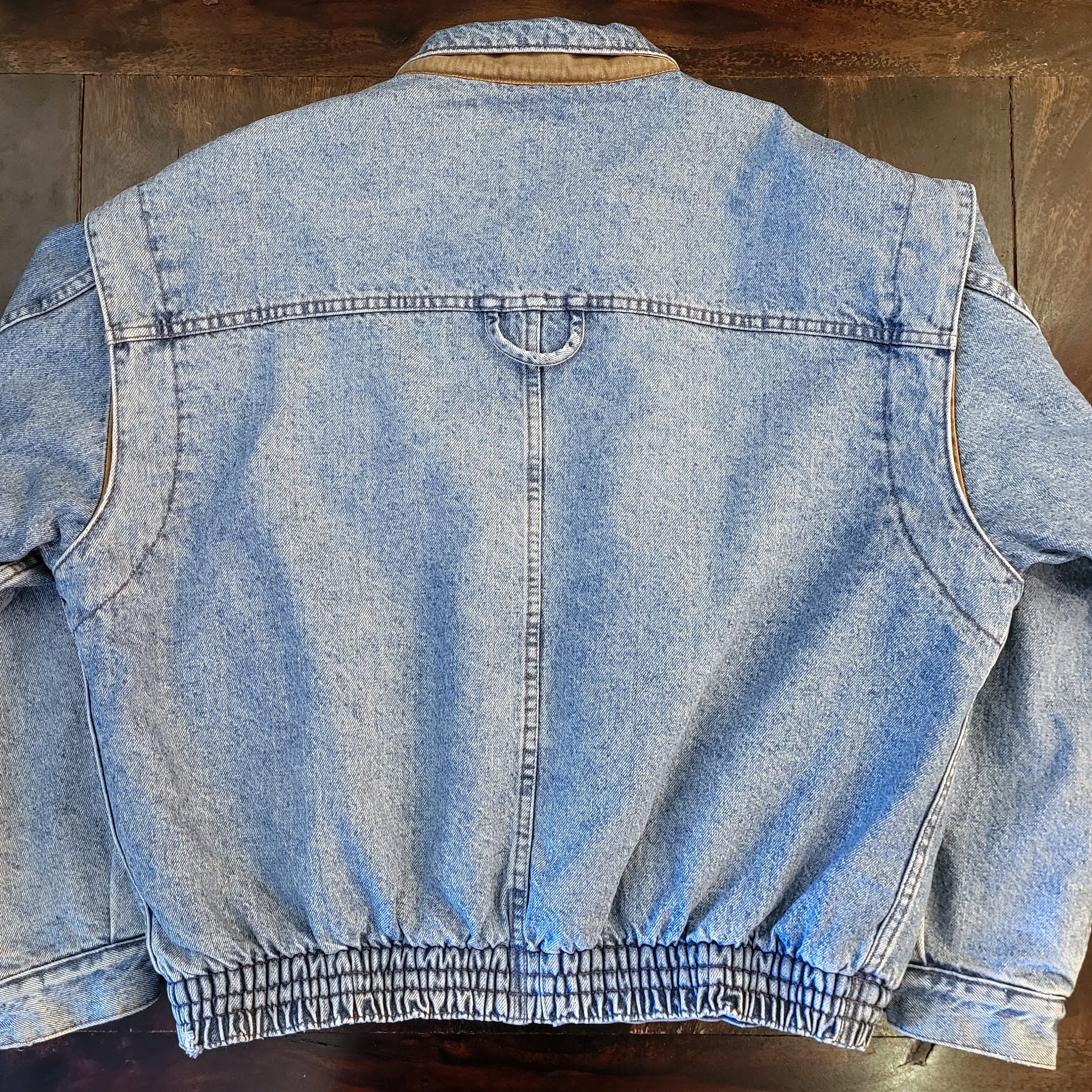 Vintage 80's 90's Rare Levi's Silvertab Sherpa Denim Bomber
