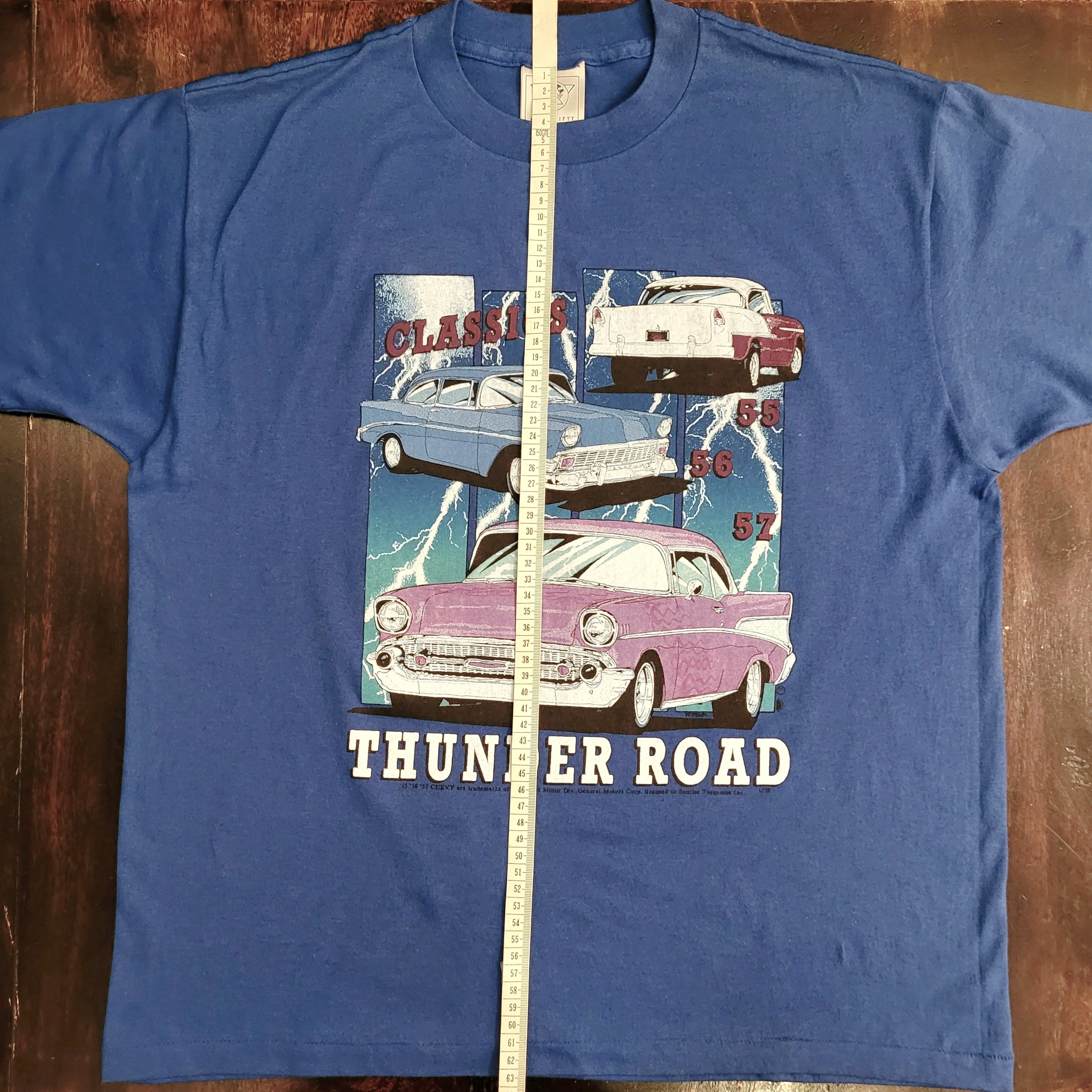 Vintage 80's Thunder Road Classics 50s Cars Single-stiched T Vintage 80's Thunder Road Classics 50s Cars Single-stiched T